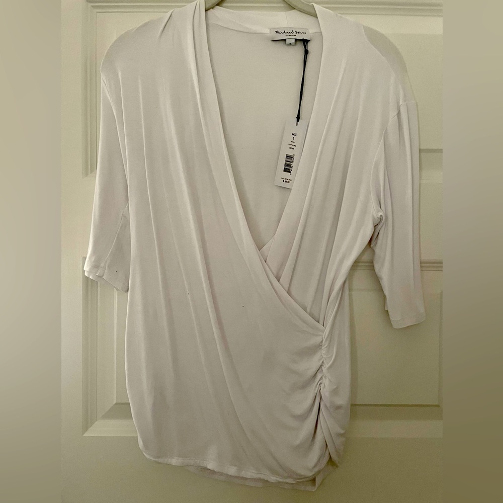 Michael Stars Luxe Jersey shirt NWT Small